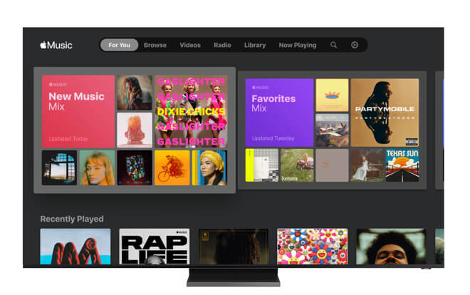 Apple Music поступает на совместимые смарт-телевизоры Samsung