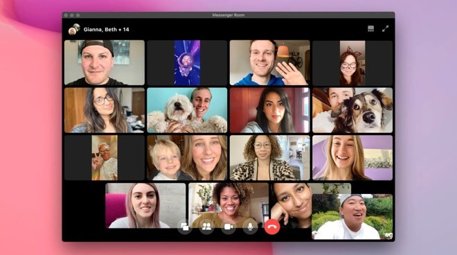 Facebook Messenger Rooms предлагает видео-чаты на 50 пользователей
