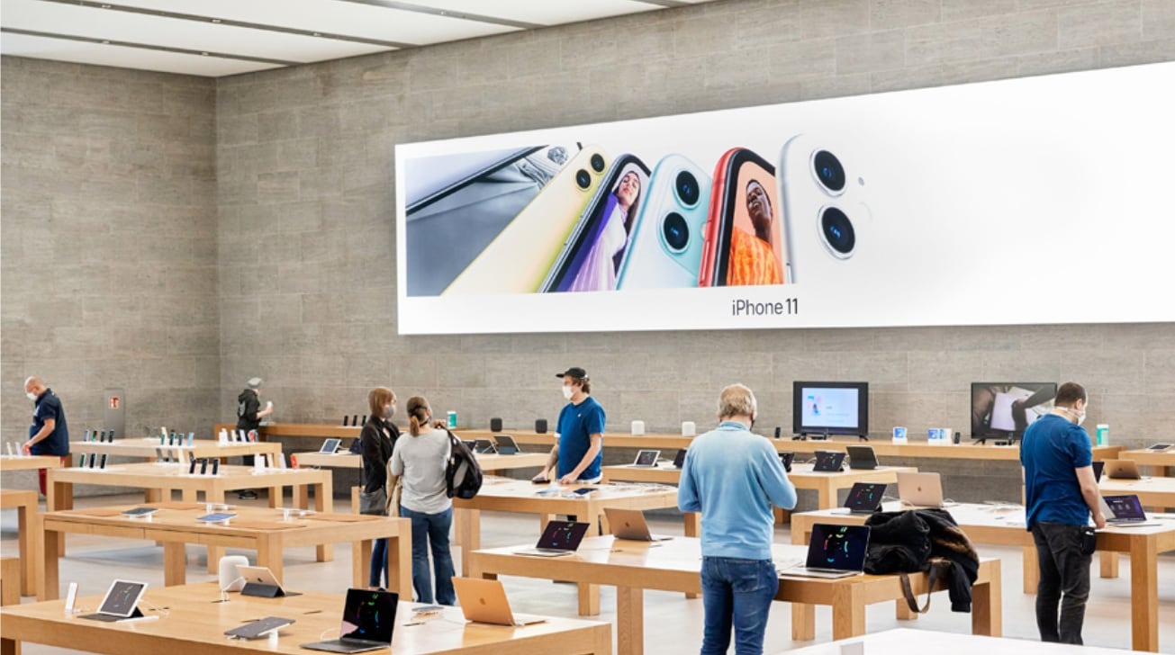 Apple рассказывает об изменениях розничной торговли в планах открытия новых магазинов в мире