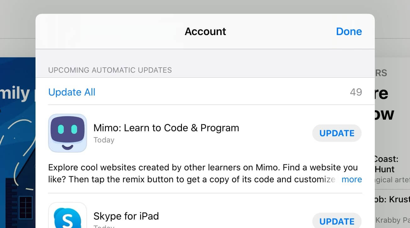 Apple повторно выпускает обновления приложений для исправления ошибки общего доступа к iOS