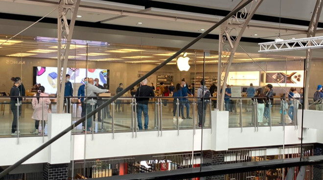 Магазины Apple открылись в Австралии (Источник: Twitter)
