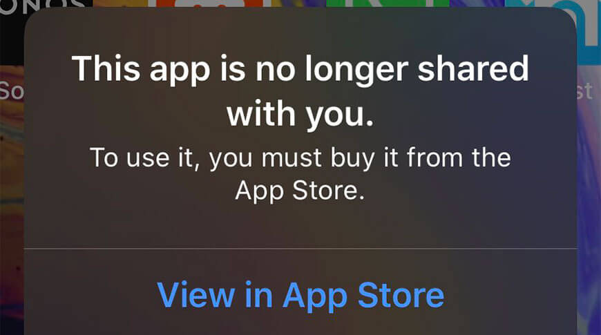 Кажущаяся ошибка общего семейства iOS приводит к сбою приложений