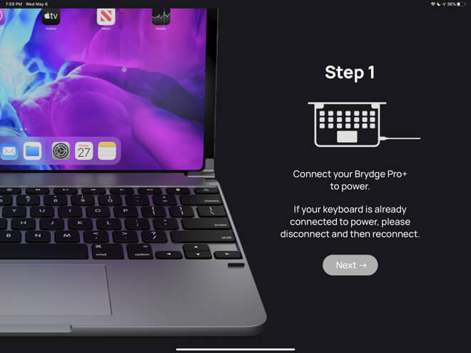 Обновленная прошивка Brydge Pro + улучшает работу пользователей iPadOS