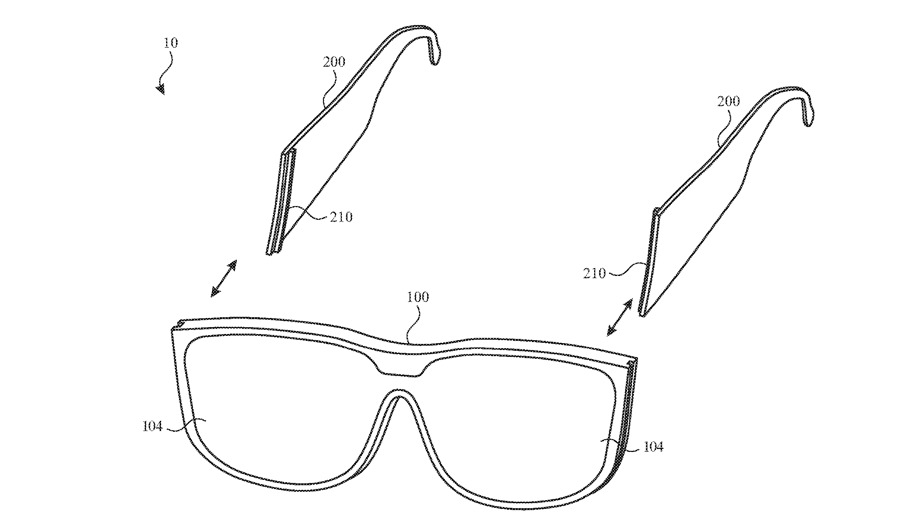 Модульные каркасные компоненты Apple Glass могут предложить возможности для расширения