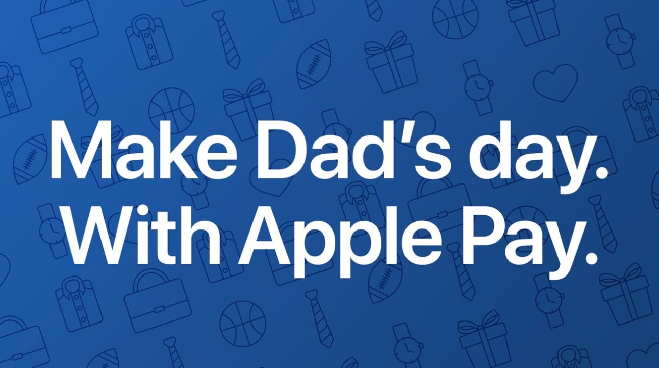 Apple Pay объявляет об эксклюзивных акциях ко Дню отца