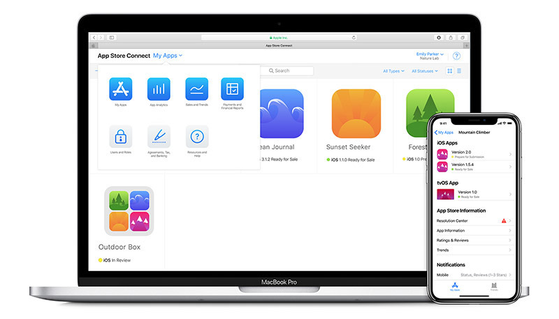 App Store Connect получает новый дизайн для мобильных устройств перед WWDC 2020