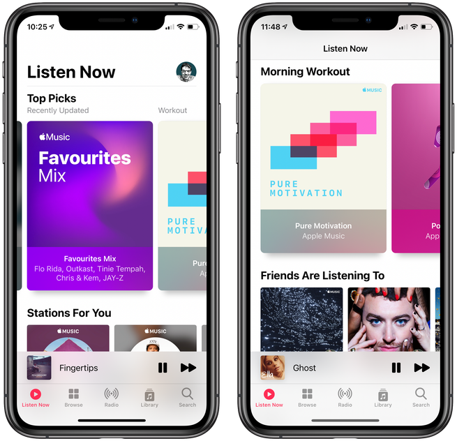 Что нового в приложении Apple Music для iOS 14: вкладка «Слушай сейчас», бесконечный автовоспроизведение, редизайн iPad
