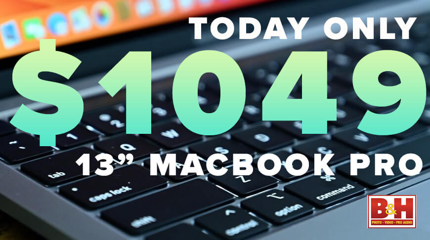 13-дюймовый MacBook Pro — 1 049 долл., Скидка 30 долл. На AppleCare