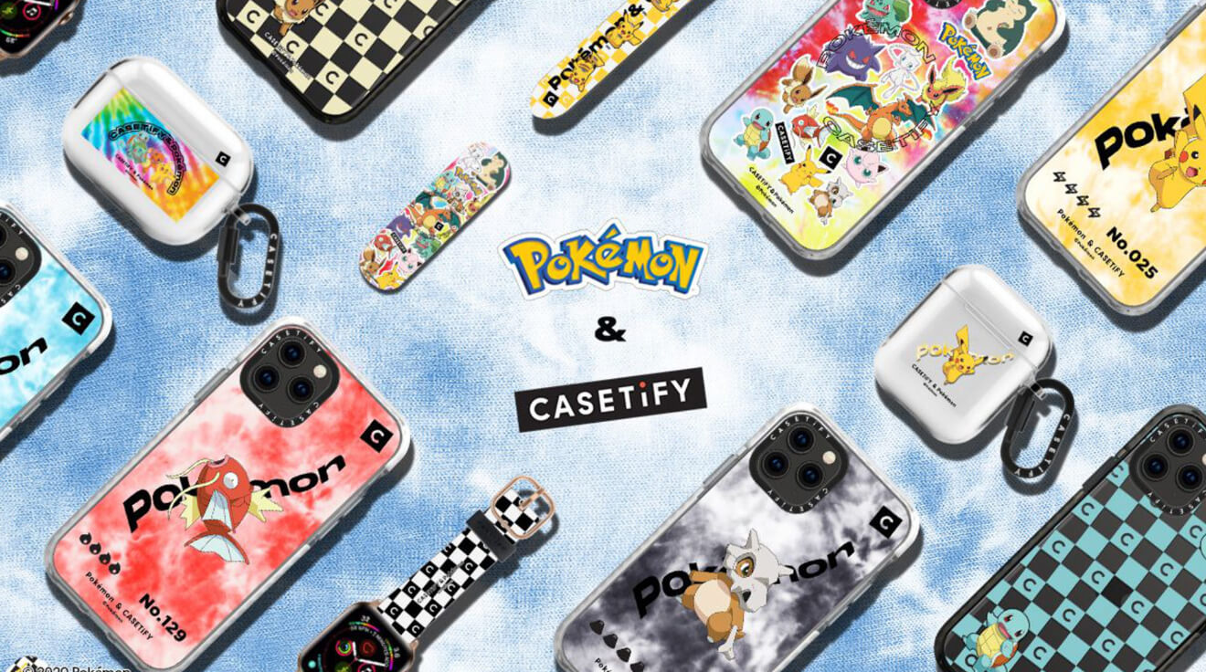 Casetify представляет линию Pokemon для iPhone, Apple Watch и чехлы для AirPods
