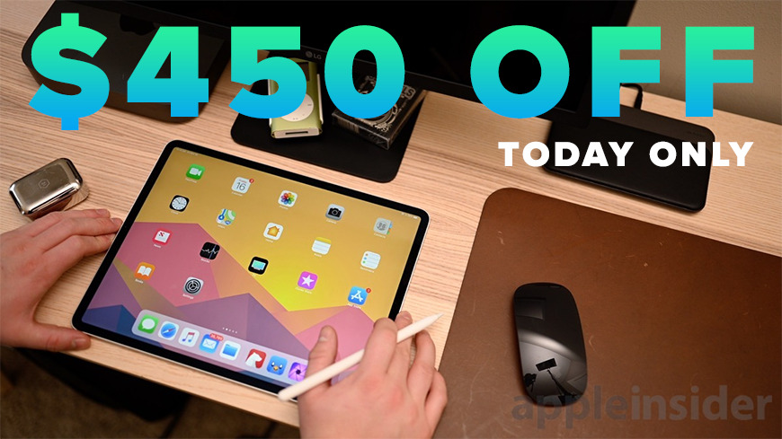 Apple iPad Pro сегодня получает рекордное снижение цен на 450 долларов