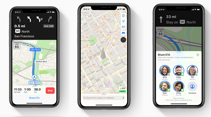 Автомобили Apple Maps выходят на дорогу в Финляндию, Норвегию и Швецию