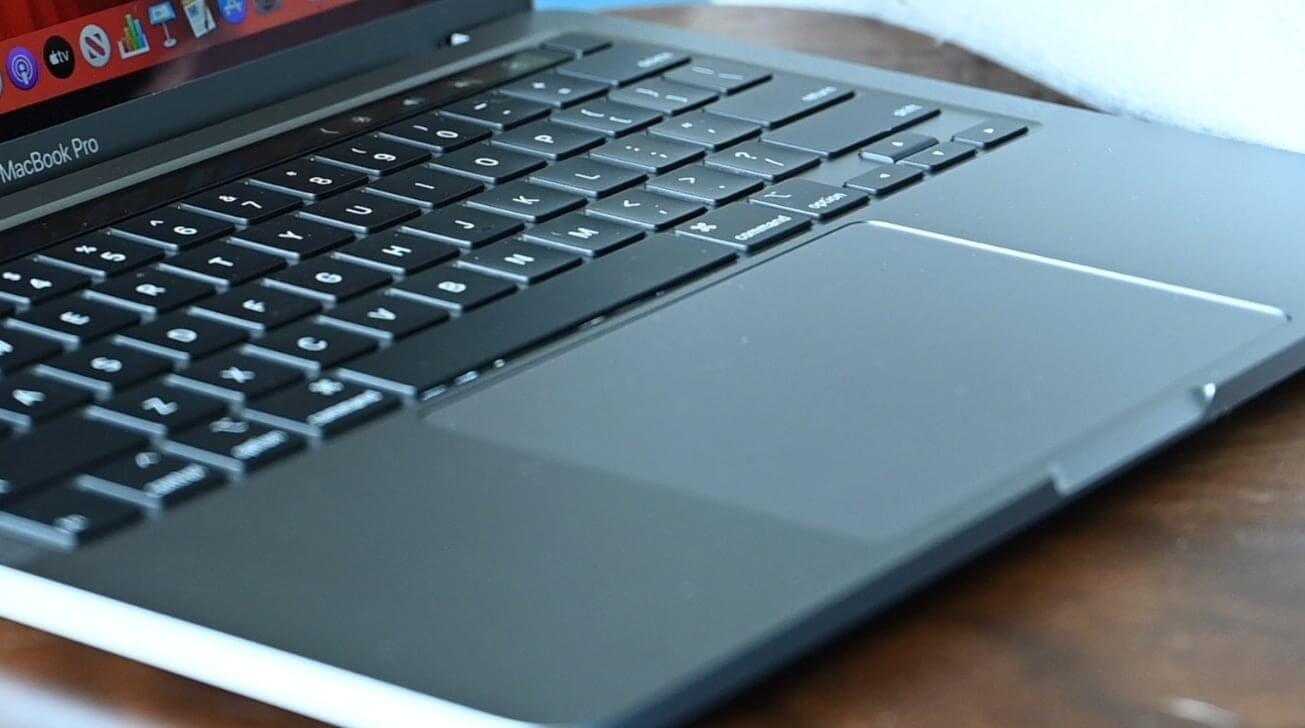 Будущая клавиатура MacBook Pro может выступать в качестве трекпада с сенсорной тканью
