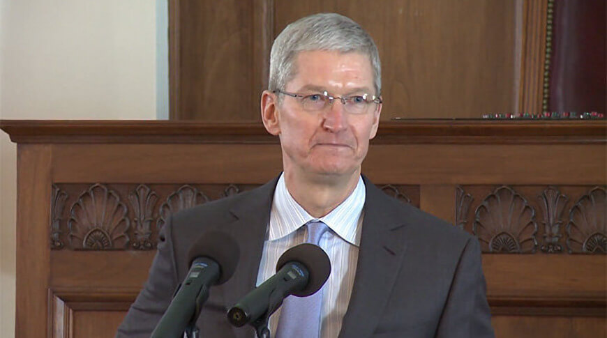 Apple не покупает компании, чтобы остановить конкуренцию, говорит генеральный директор Тим Кук