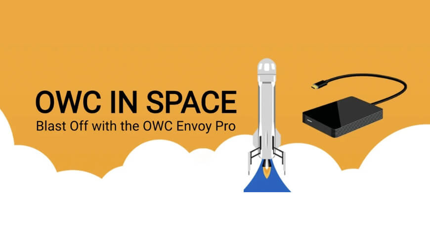 OWC запускает конкурс на отправку творческого контента в космос в Envoy Pro