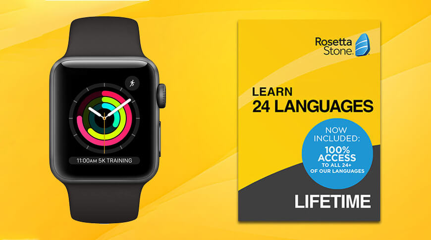 Предложения: Apple Watch 169 долларов, пожизненный комплект Rosetta Stone упадет до 199 долларов