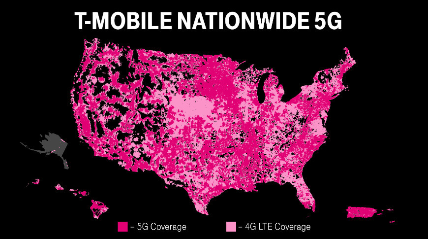 T-Mobile переименовывает свою сеть 5G в «автономную», расширяется до 7500 городов