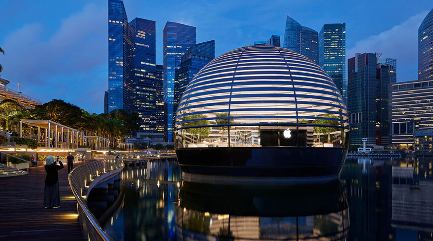 Apple анонсирует магазин Marina Bay Sands перед открытием в четверг