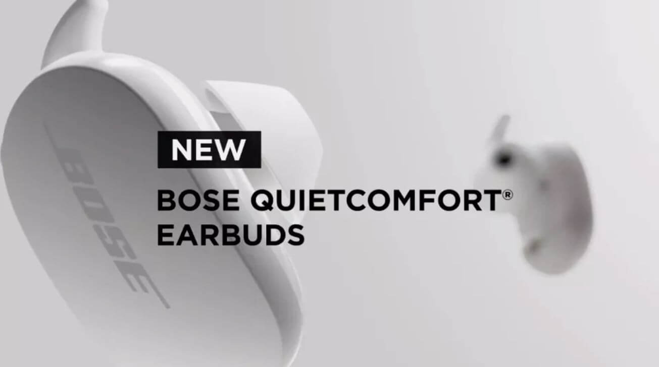 Наушники Bose QuietComfort, конкурента AirPods Pro, просочились в промо-видео