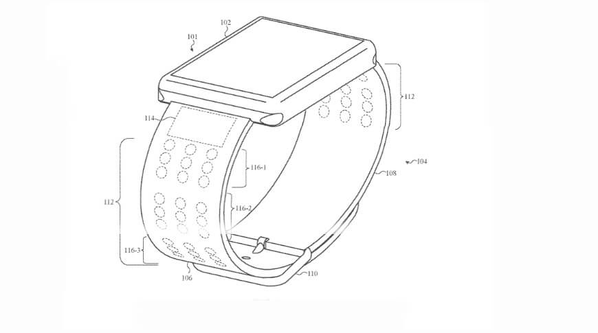 Apple изучает ремешки Apple Watch, которые могут предоставлять информацию шрифтом Брайля