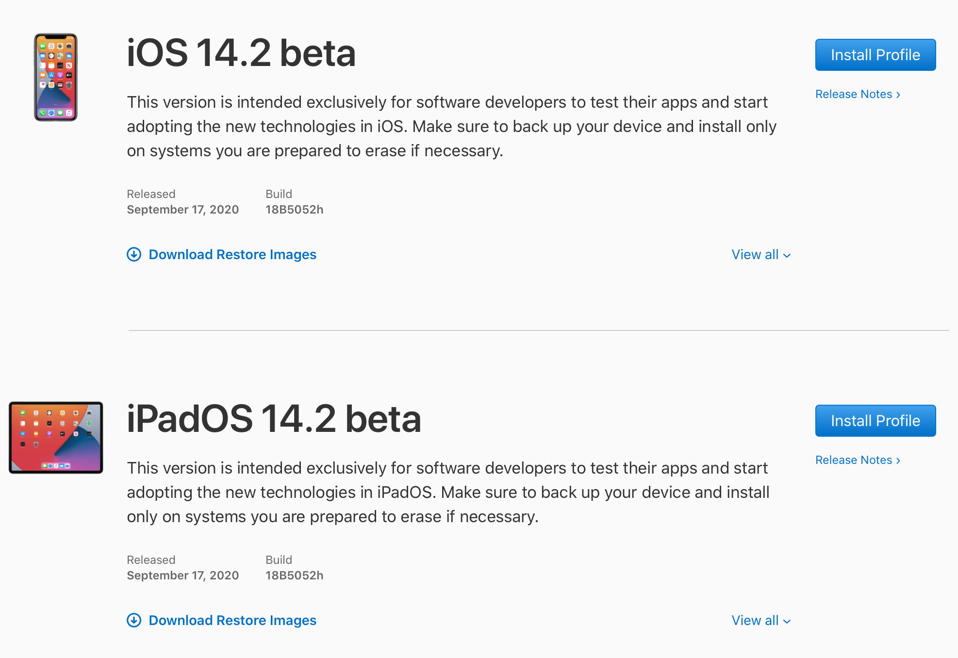Apple выпускает первую бета-версию iOS 14.2 для разработчиков после публичного выпуска iOS 14