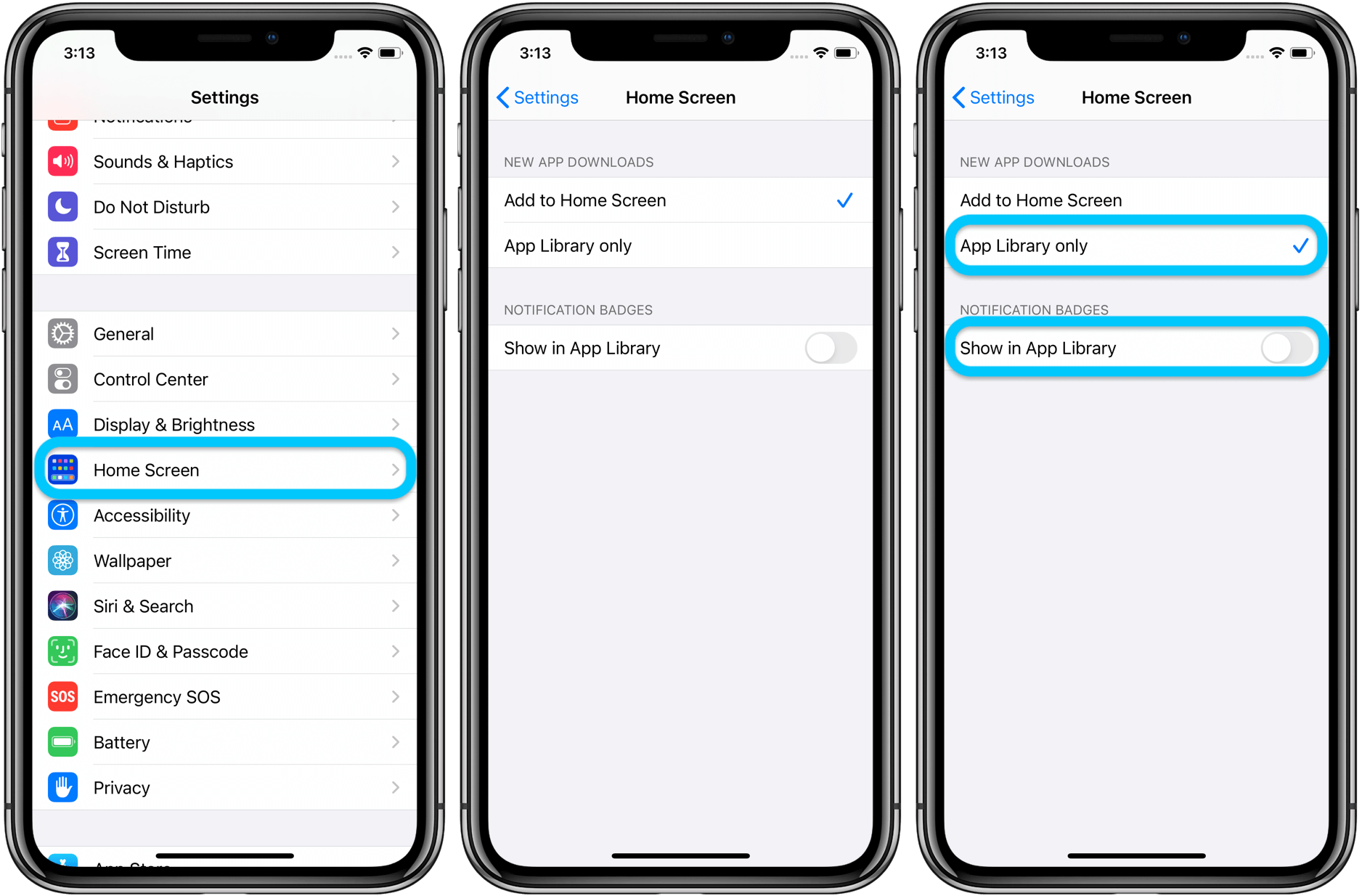 Как отправлять новые загрузки iPhone на Библиотека приложений