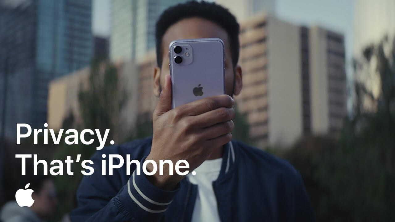 Новое рекламное объявление о конфиденциальности iPhone делает снимки на других смартфонах, передающих информацию