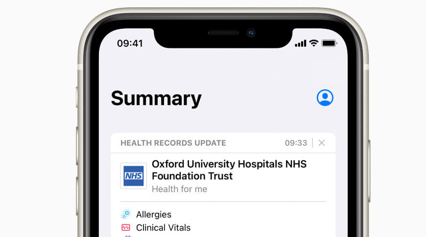 Apple приносит медицинские записи в Великобританию и Канаду