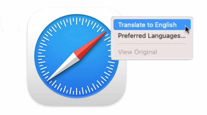 Как использовать Safari Translation в macOS 11 Big Sur