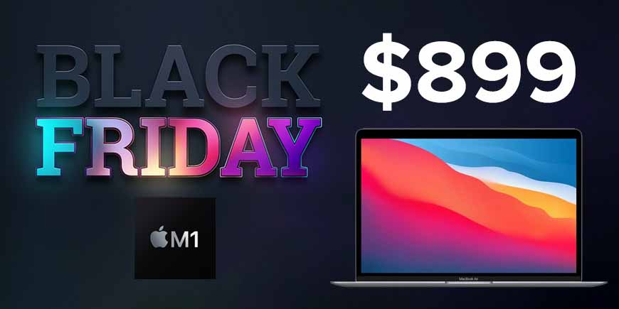 Black Friday Doorbuster: M1 MacBook Air продается за 899 долларов в B&H еще на 1 час