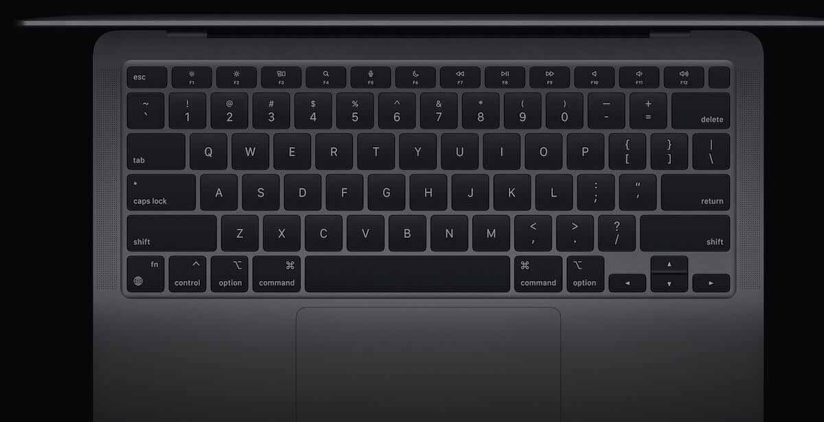MacBook Air получил специальные функциональные клавиши «Диктовка», «Прожектор» и «Не беспокоить»