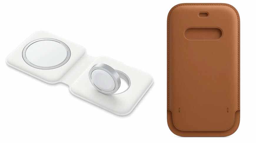 Зарядное устройство MagSafe Duo Charger, кожаный чехол для iPhone стоит 129 долларов и «скоро»