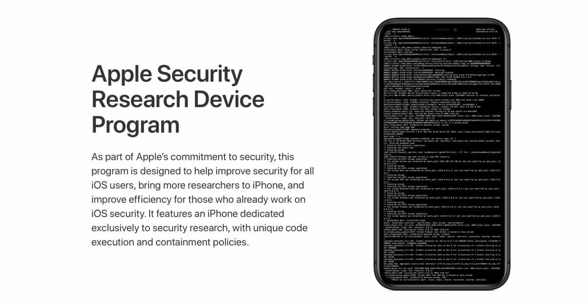 Apple начинает поставки iPhone с root-доступом участникам программы Security Research Device Program