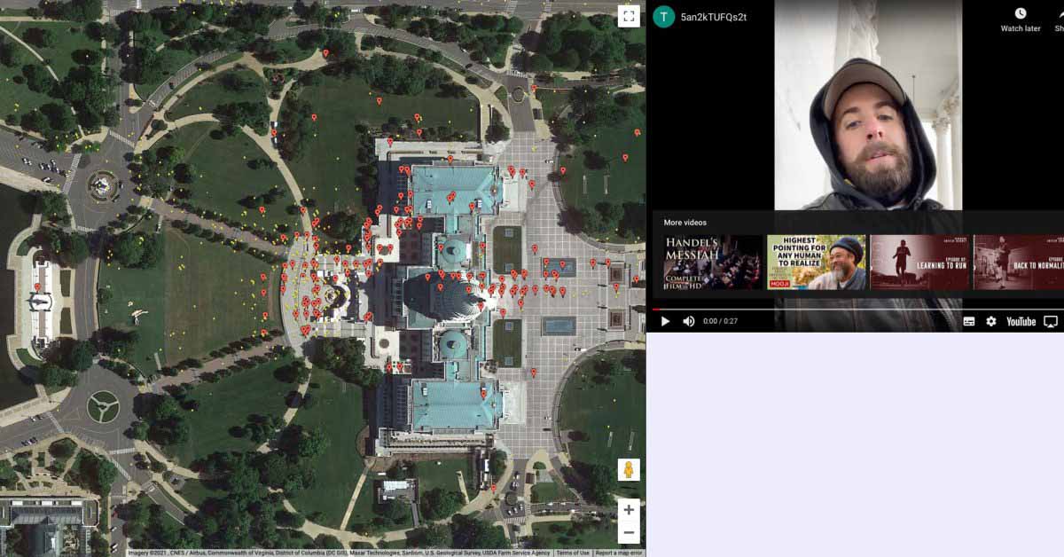 Планы Twitter на смену президента;  интерактивная карта Парлера с видео Капитолия