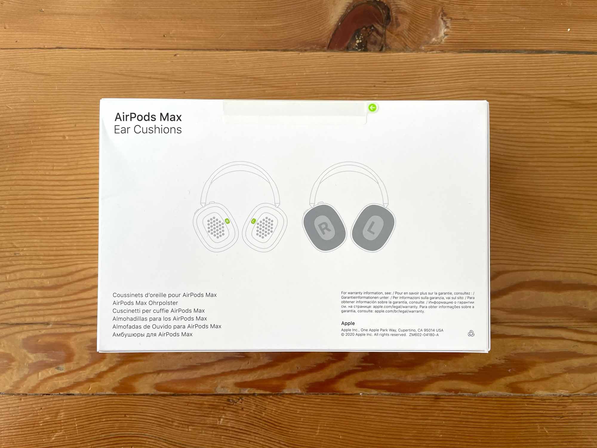 Практическое руководство: распаковка и первый взгляд на отдельные наборы амбушюр AirPods Max