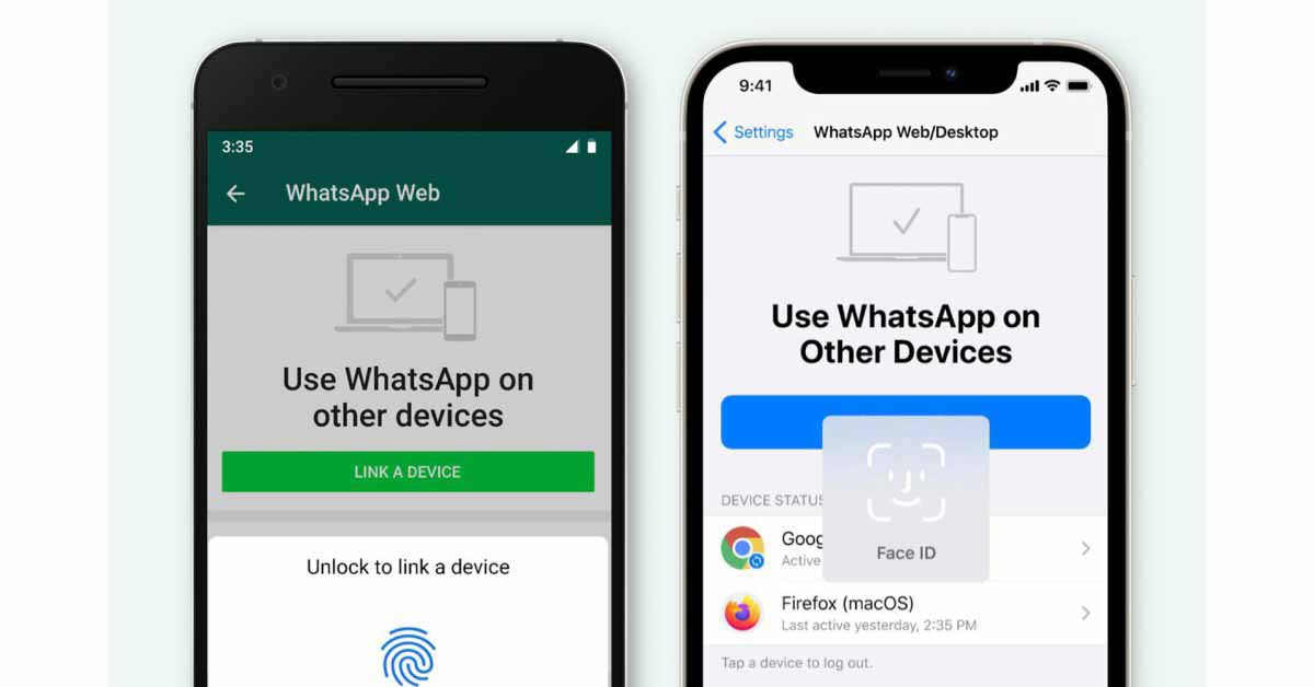 Приложение WhatsApp для Mac требует Face ID / Touch ID на вашем iPhone