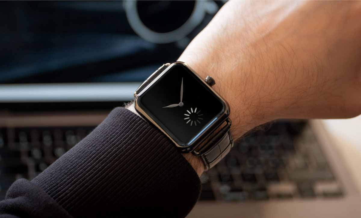 H. Moser & Cie отправляет Apple Watch с механическим клоном за 30 800 долларов
