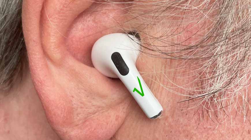 В будущих AirPods можно будет использовать ультразвук для определения правильного положения ушей