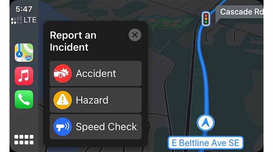 Apple Maps получает предупреждения об авариях, проверке скорости и опасностях в бета-версии iOS 14.5