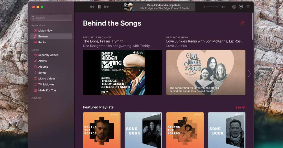 Apple Music представляет сессионных музыкантов и авторов песен в коллекции Behind the Songs