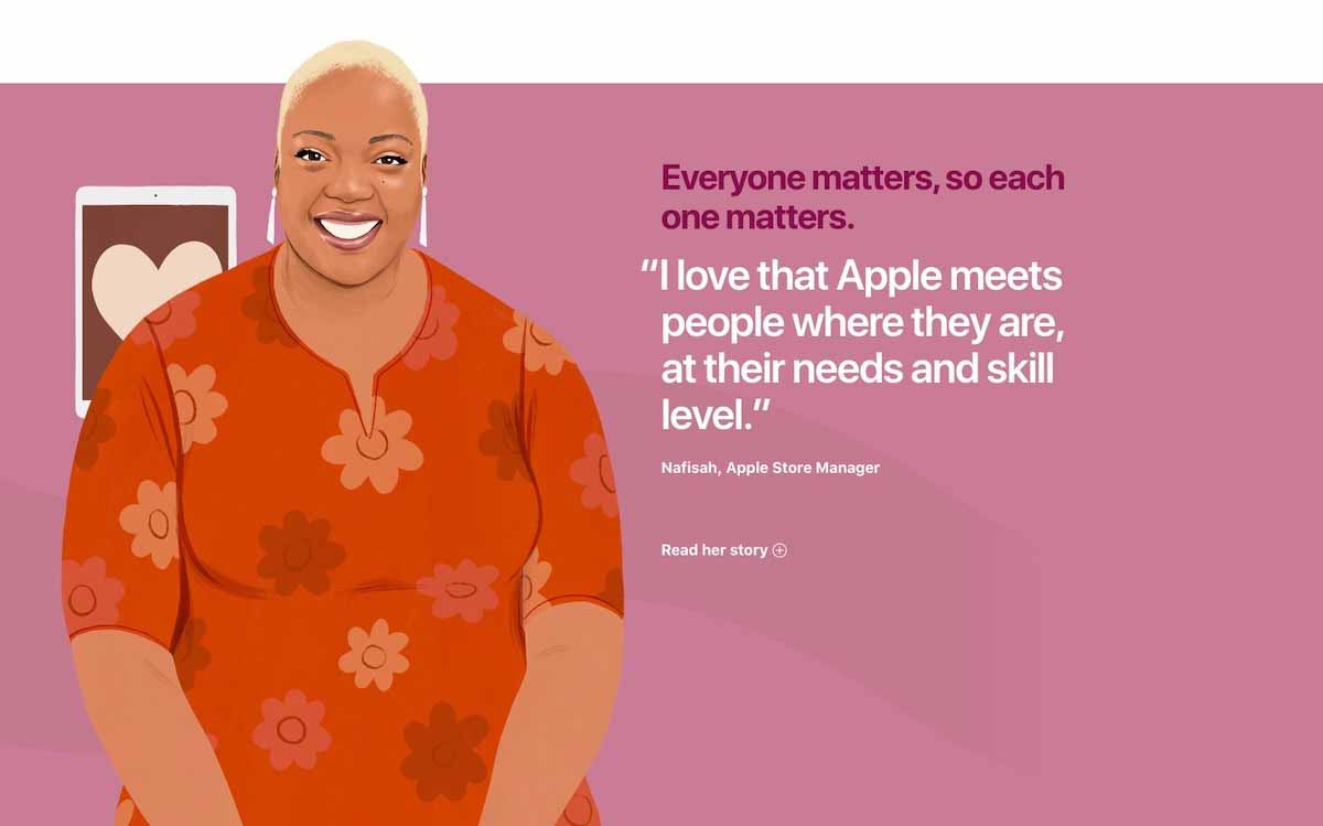 Apple подчеркивает сотрудников, «общие ценности» на странице новых вакансий