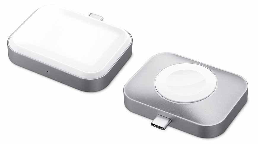 Двухстороннее беспроводное зарядное устройство USB-C от Satechi объединяет Apple Watch и AirPods