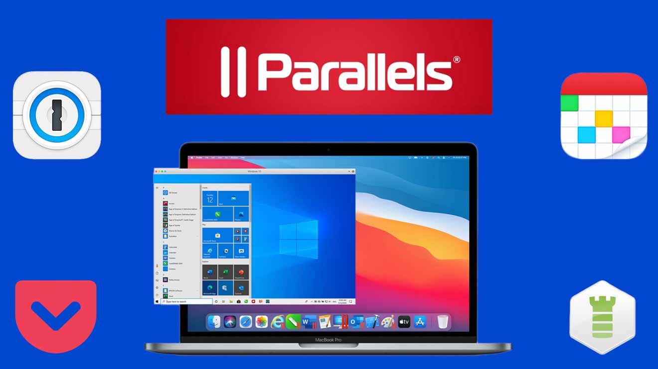 Купите Parallels Desktop 16, получите 1Password, Fantastical и другие приложения для Mac бесплатно (стоимостью 712 долларов)