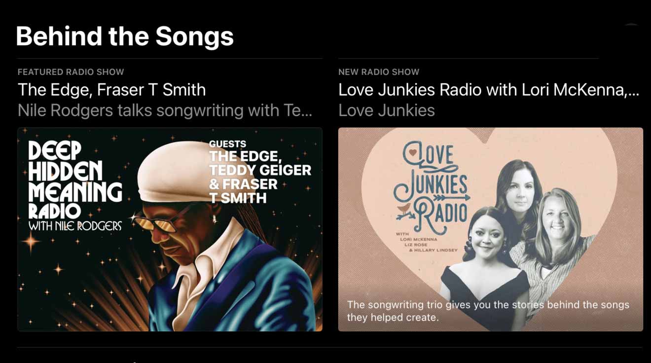 Новый центр Apple Music «За песнями» позволит вам узнать больше о любимой музыке