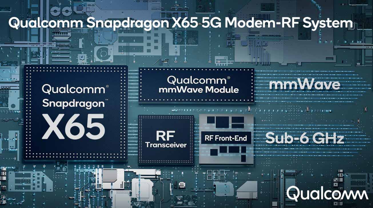 Qualcomm дразнит модем Snapdragon X65 5G 10 Гбит / с для iPhone 2022 года