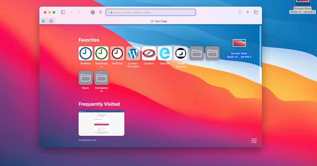 Safari на Mac скоро позволит вам настраивать и переопределять новое окно или вкладку с расширениями.
