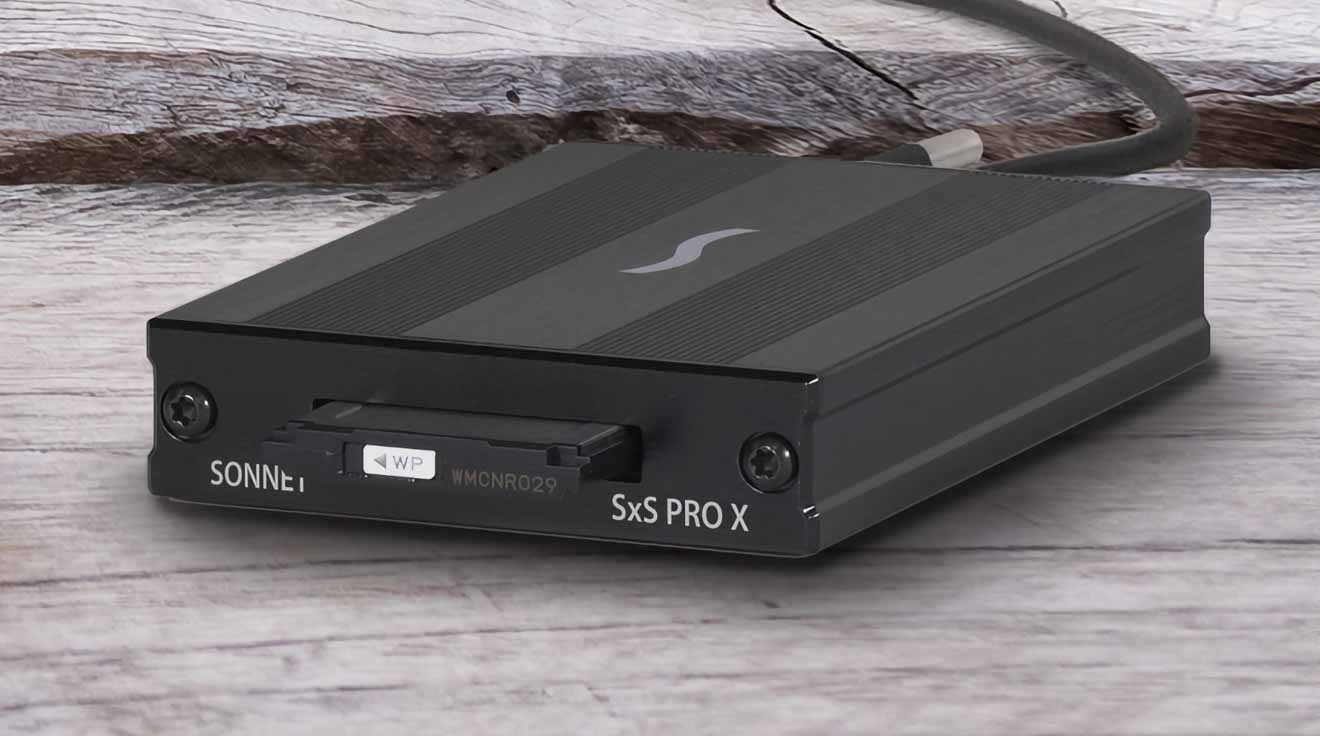 Sonnet представляет устройство чтения карт памяти SxS Pro X Thunderbolt 3 с одним слотом