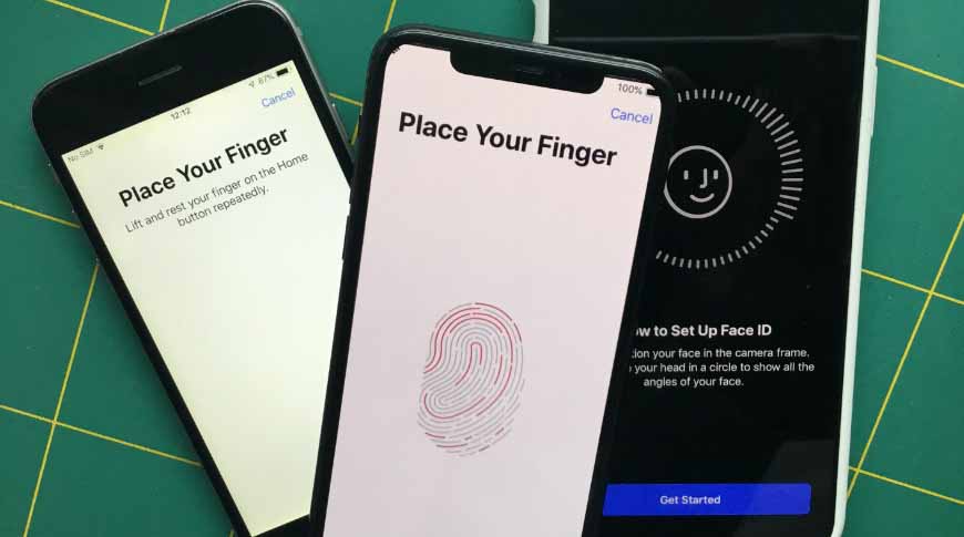 Apple изучает способы обнаружения света через дисплей для Face ID и Touch ID