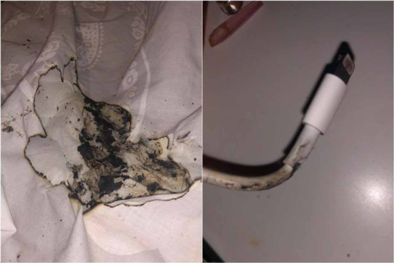Английский подросток получил ожоги лица после возгорания зарядного устройства для iPhone