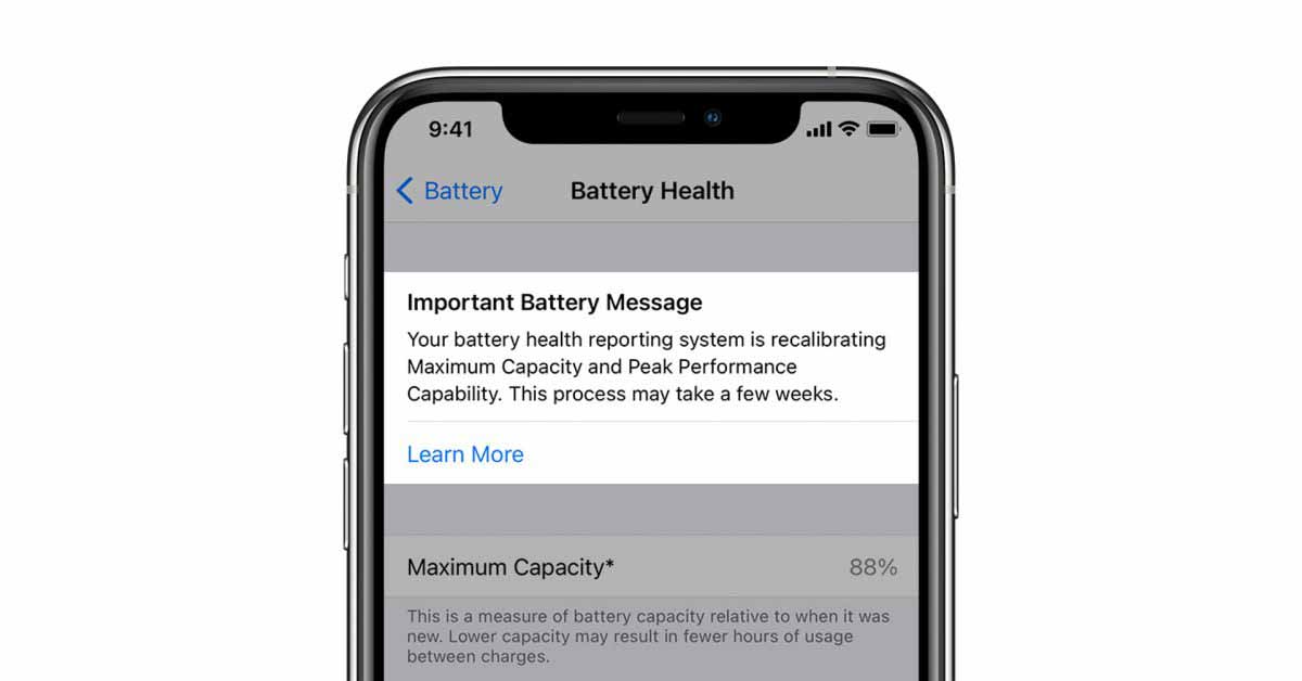 Apple представляет инструмент для калибровки батареи для iPhone с iOS 14.5 beta 6