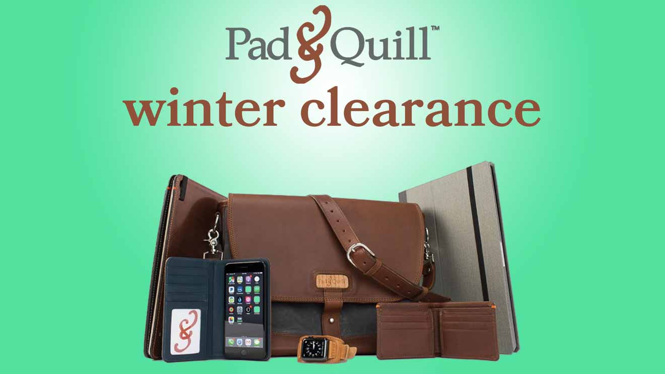 Предложения: Pad & Quill дает скидку до 50% на аксессуары для iPhone, Apple Watch, Mac